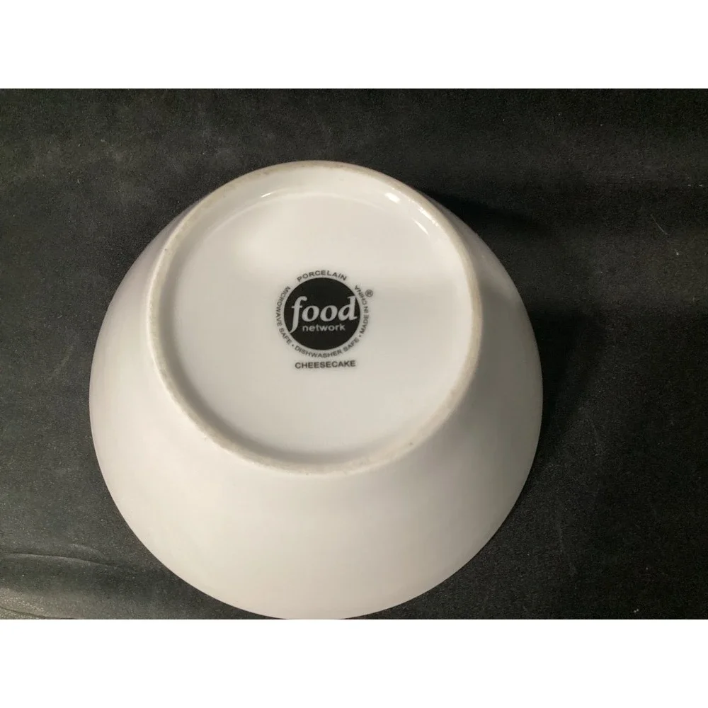 Food Network Set‎ of 2 White Soup Cereal Bowls 6.5